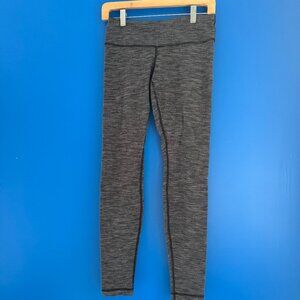 Lululemon Align Leggings Women's Tweed Pattern Thick EUC Pocket - Size 6